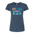 thumbnail image 1 of Barbie the Movie - Barbie, Ken, & Allan - Juniors Fitted Graphic T-Shirt, 1 of 5