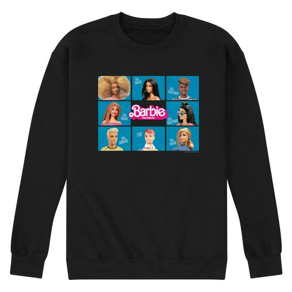 Barbie the Movie - Barbie, Ken, & Allan -  Men's Crew Neck Fleece Pullover