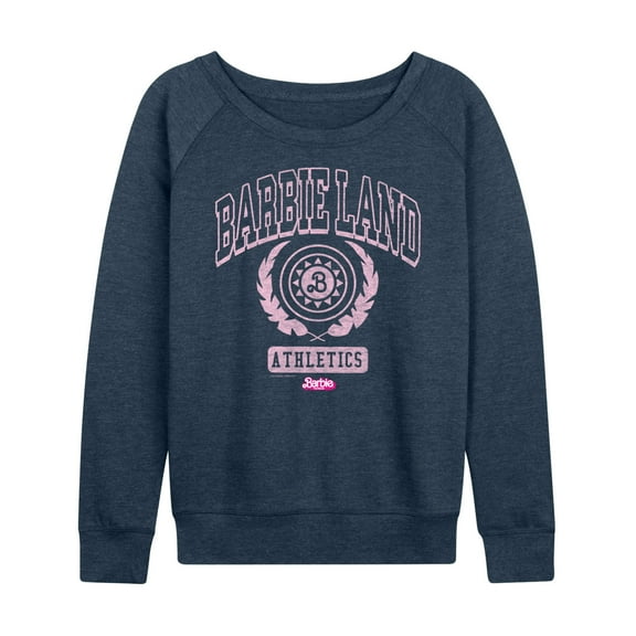 Barbie the Movie - Barbie Land Athletics - Women's Lightweight French Terry Long Sleeve Shirt