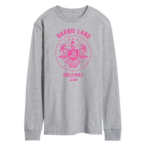 Barbie the Movie - Barbie Land - Dolls Rule - Men's Long Sleeve T-Shirt