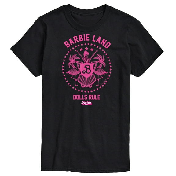 Barbie the Movie - Barbie Land - Dolls Rule - Men's Short Sleeve Graphic T-Shirt