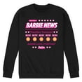 thumbnail image 1 of Barbie the Movie - Barbie Land New Weather Forecast - Sunny - Men's Crew Neck Fleece Pullover, 1 of 4