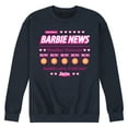 thumbnail image 1 of Barbie the Movie - Barbie Land New Weather Forecast - Sunny - Men's Crew Neck Fleece Pullover, 1 of 4