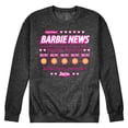 thumbnail image 1 of Barbie the Movie - Barbie Land New Weather Forecast - Sunny - Men's Crew Neck Fleece Pullover, 1 of 1