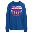 thumbnail image 1 of Barbie the Movie - Barbie Land New Weather Forecast - Sunny - Men's Long Sleeve T-Shirt, 1 of 4