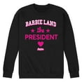 thumbnail image 1 of Barbie the Movie - Barbie Land President - Men's Crew Neck Fleece Pullover, 1 of 4