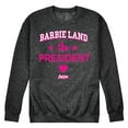 thumbnail image 1 of Barbie the Movie - Barbie Land President - Men's Crew Neck Fleece Pullover, 1 of 4