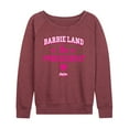 thumbnail image 1 of Barbie the Movie - Barbie Land President - Women's Lightweight French Terry Long Sleeve Shirt, 1 of 5