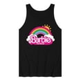 thumbnail image 1 of Barbie the Movie - Barbie Logo Rainbow -  Men's Jersey Tank Top, 1 of 5