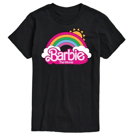 Barbie the Movie - Barbie Logo Rainbow - Men's Short Sleeve Graphic T- Shirt