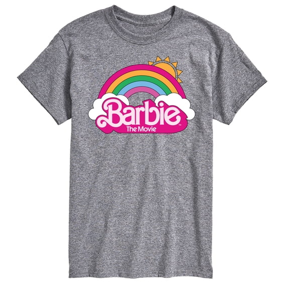 Barbie the Movie - Barbie Logo Rainbow - Men's Short Sleeve Graphic T- Shirt