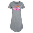 thumbnail image 1 of Barbie the Movie - Barbie Logo Rainbow - Women's Any Way Dress, 1 of 6