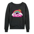 thumbnail image 1 of Barbie the Movie - Barbie Logo Rainbow - Women's Lightweight French Terry Long Sleeve Shirt, 1 of 5