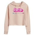 thumbnail image 1 of Barbie the Movie - Barbie Transportaion Vehicles - Juniors Cropped Pullover Hoodie, 1 of 5