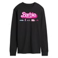 thumbnail image 1 of Barbie the Movie - Barbie Transportaion Vehicles -  Men's Long Sleeve T- Shirt, 1 of 5