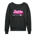 thumbnail image 1 of Barbie the Movie - Barbie Transportaion Vehicles - Women's Lightweight French Terry Long Sleeve Shirt, 1 of 5