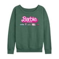 thumbnail image 1 of Barbie the Movie - Barbie Transportaion Vehicles - Women's Lightweight French Terry Long Sleeve Shirt, 1 of 5