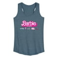 thumbnail image 1 of Barbie the Movie - Barbie Transportaion Vehicles - Women's Racerback Tank Top, 1 of 5