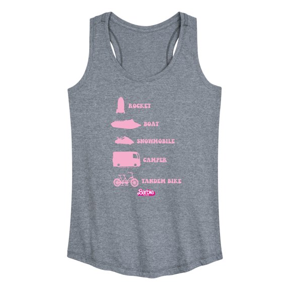 Barbie the Movie - Barbie Vehicles - Women's Racerback Tank Top