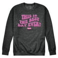 thumbnail image 1 of Barbie the Movie - Best Day Ever -  Men's Crew Neck Fleece Pullover, 1 of 5