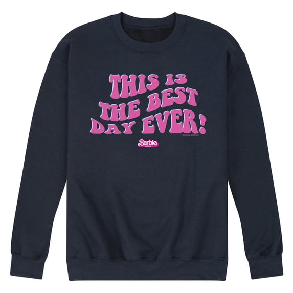 Barbie the Movie - Best Day Ever - Men's Crew Neck Fleece Pullover