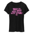 thumbnail image 1 of Barbie the Movie - Best Day Ever - Women's Short Sleeve Graphic T-Shirt, 1 of 5