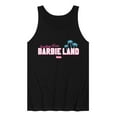 thumbnail image 1 of Barbie the Movie - Greetings from Barbie Land - Men's Jersey Tank Top, 1 of 4