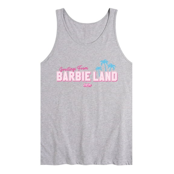 Barbie the Movie - Greetings from Barbie Land - Men's Jersey Tank Top