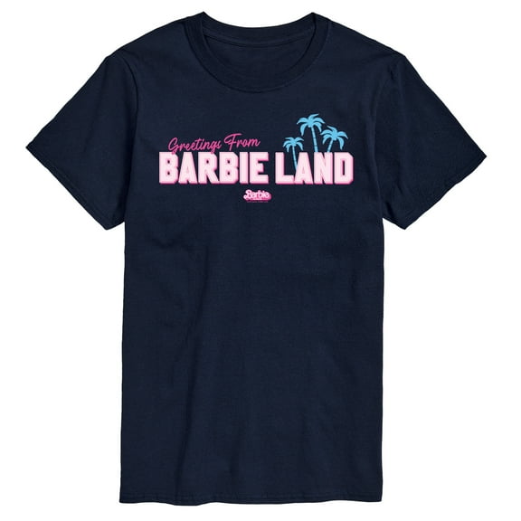 Barbie the Movie - Greetings from Barbie Land - Men's Short Sleeve Graphic T-Shirt