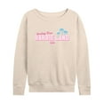 thumbnail image 1 of Barbie the Movie - Greetings from Barbie Land - Women's Lightweight French Terry Long Sleeve Shirt, 1 of 5