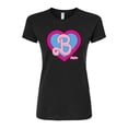 thumbnail image 1 of Barbie the Movie - Heart Crest - Juniors Fitted Graphic T-Shirt, 1 of 5