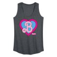 thumbnail image 1 of Barbie the Movie - Heart Crest - Women's Racerback Tank Top, 1 of 5