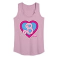 thumbnail image 1 of Barbie the Movie - Heart Crest - Women's Racerback Tank Top, 1 of 5