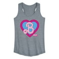 thumbnail image 1 of Barbie the Movie - Heart Crest - Women's Racerback Tank Top, 1 of 5