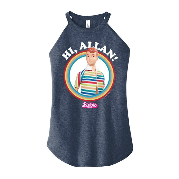 Barbie the Movie - Hi Allan - Juniors High Neck Tank Top