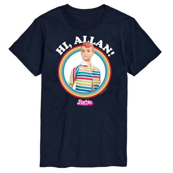 Barbie the Movie - Hi Allan -  Men's Short Sleeve Graphic T- Shirt