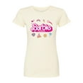 thumbnail image 1 of Barbie the Movie - Movie Logo Icons - Juniors Fitted Graphic T-Shirt, 1 of 5