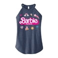 thumbnail image 1 of Barbie the Movie - Movie Logo Icons - Juniors High Neck Tank Top, 1 of 5