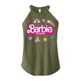 thumbnail image 1 of Barbie the Movie - Movie Logo Icons - Juniors High Neck Tank Top, 1 of 5