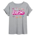 thumbnail image 1 of Barbie the Movie - Movie Logo Icons - Juniors Ideal Flowy Muscle T-Shirt, 1 of 5