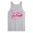 thumbnail image 1 of Barbie the Movie - Movie Logo Icons -  Men's Jersey Tank Top, 1 of 4