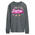 thumbnail image 1 of Barbie the Movie - Movie Logo Icons -  Men's Long Sleeve T- Shirt, 1 of 5