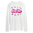 thumbnail image 1 of Barbie the Movie - Movie Logo Icons -  Men's Long Sleeve T- Shirt, 1 of 1