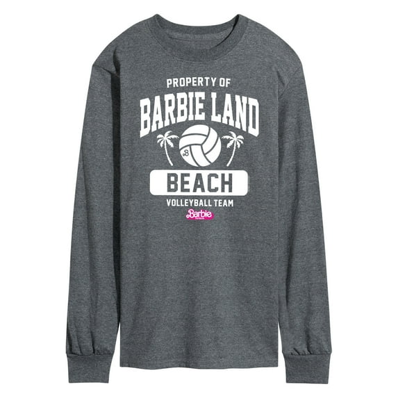 Barbie the Movie - Property of Barbie Land Beach Volleyball - Men's Long Sleeve T-Shirt