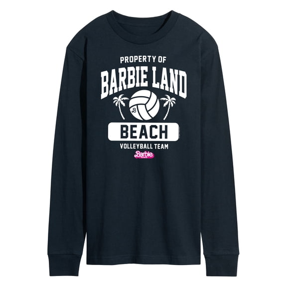 Barbie the Movie - Property of Barbie Land Beach Volleyball - Men's Long Sleeve T-Shirt