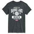 thumbnail image 1 of Barbie the Movie - Property of Barbie Land Beach Volleyball - Men's Short Sleeve Graphic T-Shirt, 1 of 4