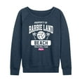 thumbnail image 1 of Barbie the Movie - Property of Barbie Land Beach Volleyball - Women's Lightweight French Terry Long Sleeve Shirt, 1 of 5