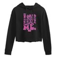 thumbnail image 1 of Barbie the Movie - You Inspire Me - Juniors Cropped Pullover Hoodie, 1 of 5