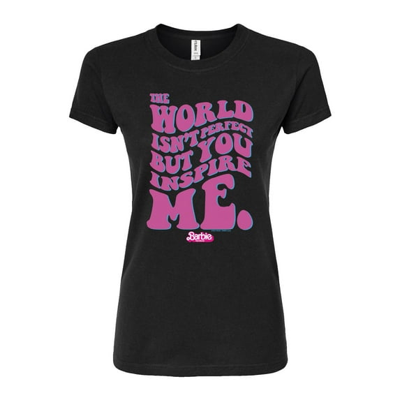 Barbie the Movie - You Inspire Me - Juniors Fitted Graphic T-Shirt