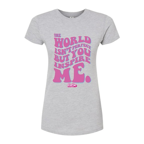 Barbie the Movie - You Inspire Me - Juniors Fitted Graphic T-Shirt